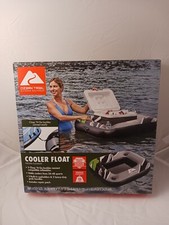 Ozark Trail Inflatable Cooler Float with 2 Cup Holders, 90lbs Weight Limit