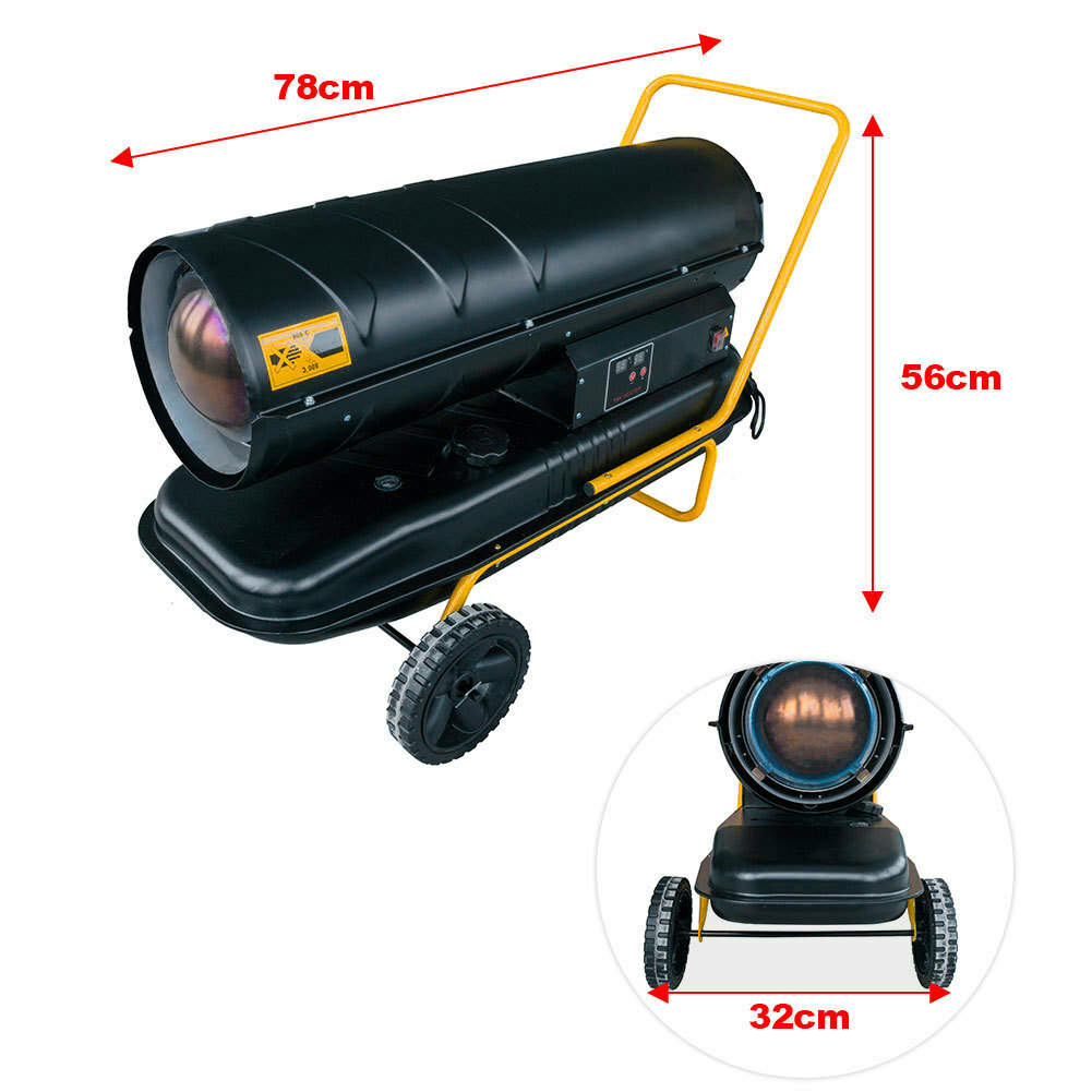 10KW/30KW Oil Diesel Space Heater Industrial Workshop Heating Garage LCD  Display | eBay