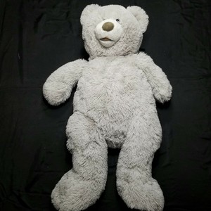 giant grey teddy bear