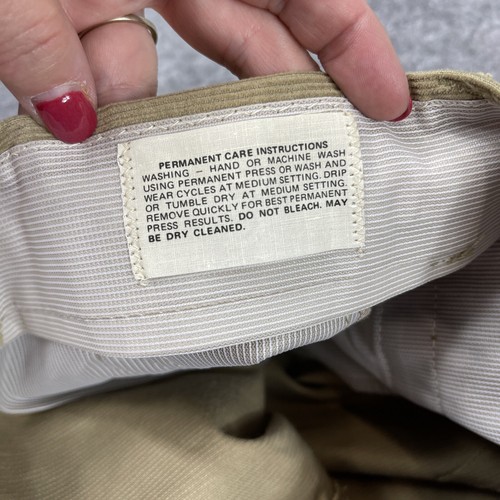 John Blair Corduroy PantsMen's 40 (38) Tan Flat Front New Old Stock Tags VTG - Picture 9 of 10