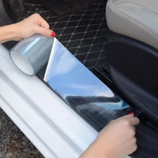 1pc Clear Car Door Sill Door Edge Paint Protection Scratch Film Vinyl Wrap Sheet