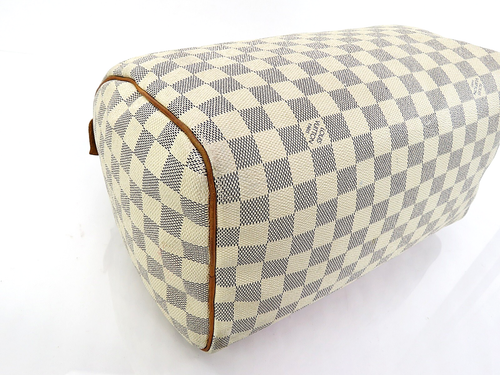 Auténtico bolso de mano Louis Vuitton Speedy 30 Damier Azur Boston #61319 - Imagen 10 de 19