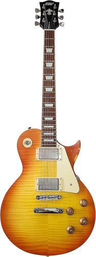 IYV ILS-300D 6-saitige E-Gitarre, HSH Tonabnehmer, Cherry Sunburst, Mahagoni - Bild 7 von 11