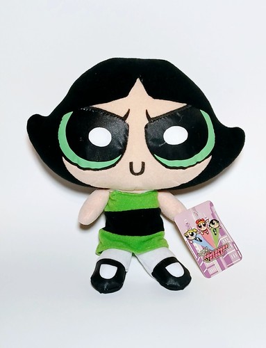 Vintage 1999 Powerpuff Girls Buttercup Plush Doll Original Cartoon Network NWT - Picture 10 of 15