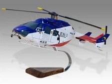 Airbus Helicopters BK117 Kawasaki GIFU Wood Helicopter Model Small Scale 1/32