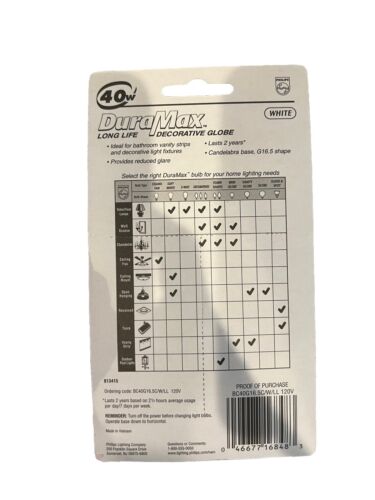 60W - 120V G16.5 E12 Base 2700K Soft White Light Bulb (6 piece - 3 Pack) - Picture 2 of 4
