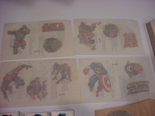 sealed DEALER PROMO 1980 MARVEL COMICS SUPERHERO 390! Tattoos,Transfer,Magnets - Picture 3 of 11
