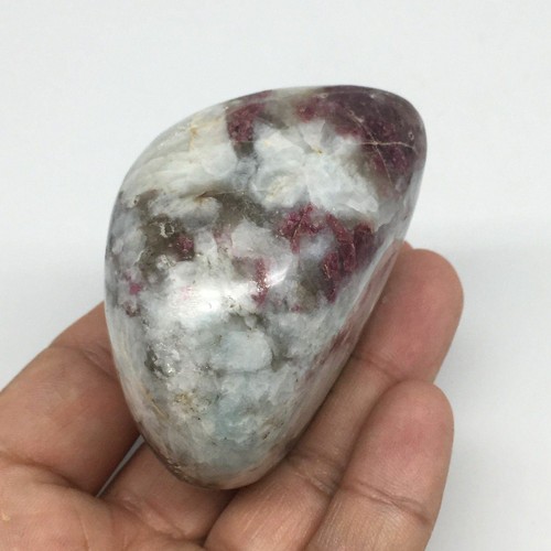 167.1g,2.5"x2"x1.6" Tourmaline Rubellite Palm Stone Reiki @Madagascar,MSP1125 - Picture 3 of 9
