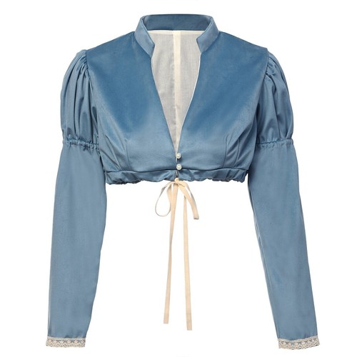 Chaqueta Regency Spencer Mujer Jane Austen Disfraz Victoriano Abrigo Corto Top - Imagen 3 de 14