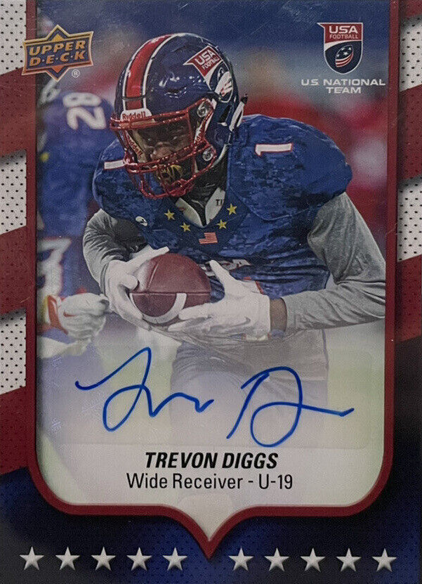 2016 Upper Deck USA Football Trevon Diggs #1 - 1 of 1