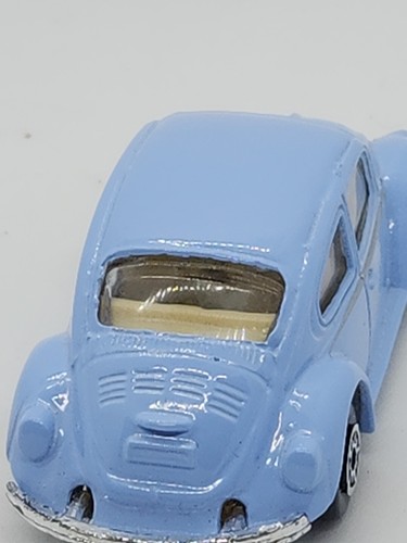 Vintage Maisto 1:64 Scale Diecast VW 1300 Light Baby Blue Beetle Bug Volkswagen - Picture 6 of 9