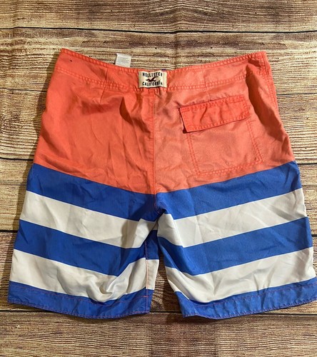 Hollister California Herren Gr. XL gestreift Bade Boardshorts Badehose - Bild 5 von 9