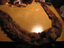 Vintage Red Brown Fox Fur Ladies Collar