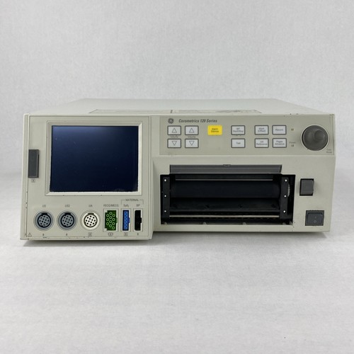 GE 0129 Corometrics 120 Series Maternal Fetal Monitor mit Netzkabel - Bild 3 von 22