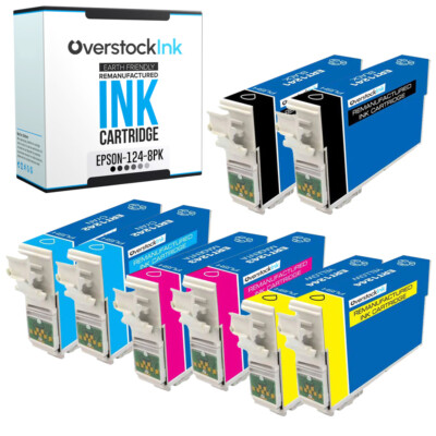 8PK Compatible OSI T124 Multipack Ink for Epson Stylus NX420 NX430 NX125 NX127