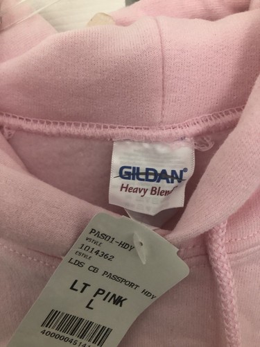 AMERIKA! HELLROSA GROSSE MÄDCHENKIRSCHBLÜTEN schwere Mischung™ Kapuzenpullover - Bild 10 von 18