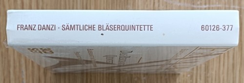 Franz Danzi: Sämtliche Bläserquintette Complete Wind Quintets 3CD Sealed Box Set - Picture 5 of 5