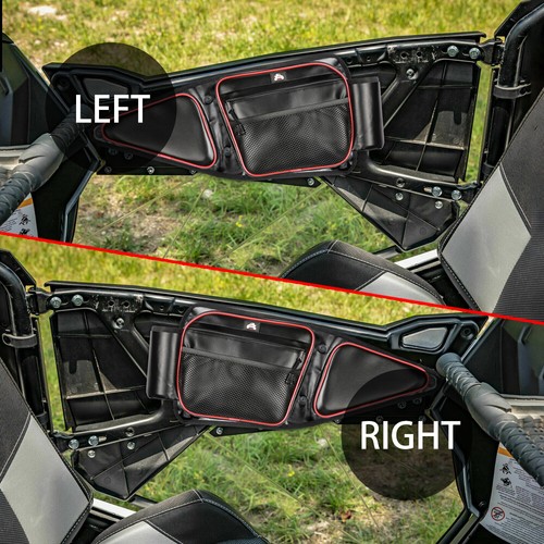 UTV Front & Rear Side Storage Door Tool Bags For Polaris Polaris RZR XP 4 Turbo - Picture 8 of 12