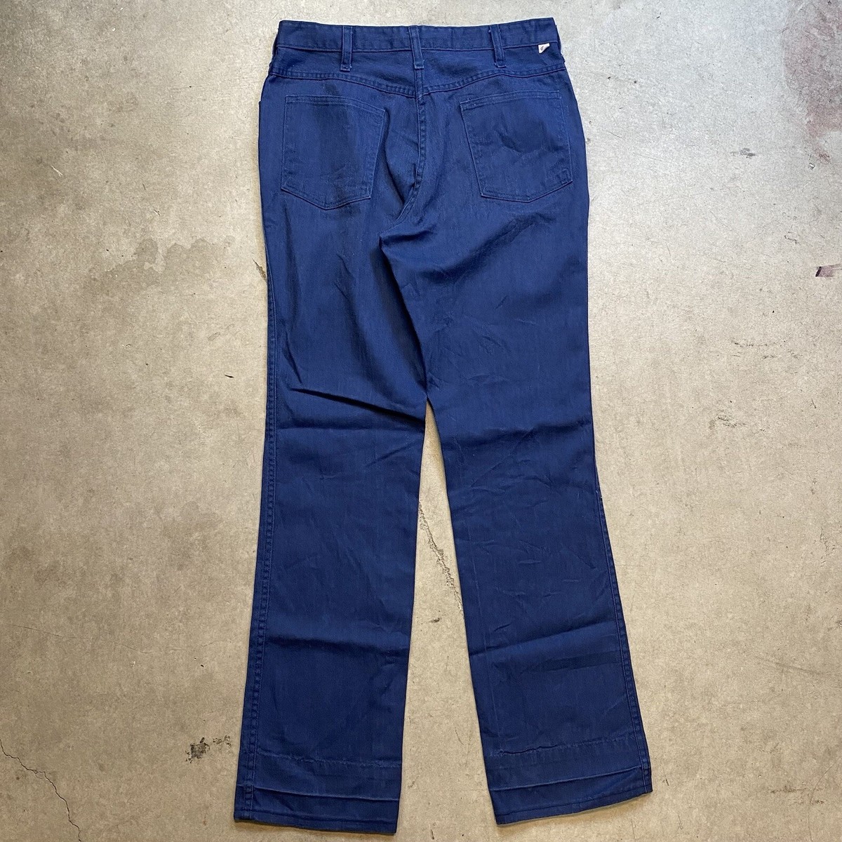 Vintage Dickies Pants 1970s Carpenter 33 x 34 Talon Zipper
