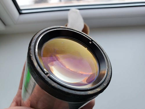 Early 1961 Rare Soviet USSR LOMO P-5 100mm Red P П-5 projector lens - Picture 10 of 10