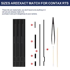 Custom Pre-Cut Self Adhesive Light Seal Foam Sponge Kits Repair For Contax RTS