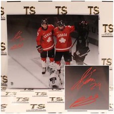Jack Quinn & Ryan Suzuki Autographed Team Canada 2021 World Juniors Goal Celebra