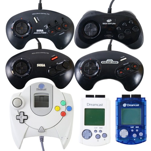 Original Sega Dreamcast Saturn Genesis Mega Drive 2 Retro Zubehör Controller - Bild 1 von 10