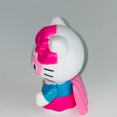 Hello Kitty McDonalds Happy Meal Toy Character Pink Cape Glasses Bow Figure - Picture 2 of 5