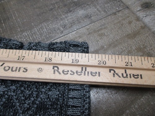 Woolrich Sweater Womens Medium Charcoal Gray Cowl Neck Reindeer Holiday Pullover - Bild 9 von 11