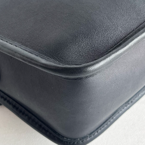 Vintage Coach Kent Bag 9916 Black Shoulder Bag Glovetanned Leather - Picture 17 of 23