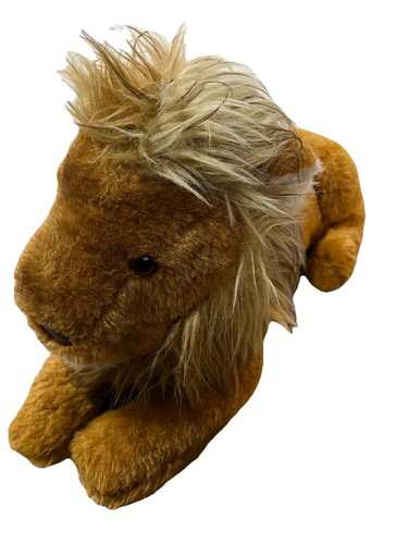 Vintage Playful Plush Lion Creation Stuffed Animal Jumbo Realistic Rare HTF 22” - Picture 2 of 8