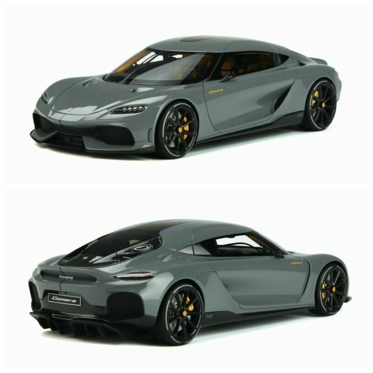 GT SPIRIT 1/18 ケーニグセグ ジェメラ Gemera グレー 箱付 1/18 Koenigsegg Gemera 2021 Nardo Grey Limited Car Model by GT
