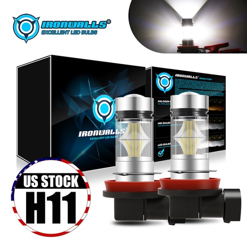 For Hyundai Sonata 2011 2012 2013 2014 LED Fog Driving Light Bulbs 6000K White - Picture 1 of 12