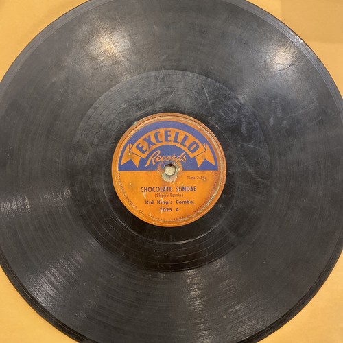 R&B - Kid King's Combo - Freddy Young 78 rpm EXCELLO 2025 CHOCOLATE SUNDAE 1953 - Picture 2 of 4