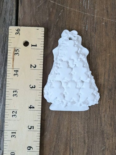 Adornos de Navidad de cerámica sin pintar SEIS muñecos de nieve de Santa trineo de árbol de Navidad - Imagen 16 de 21