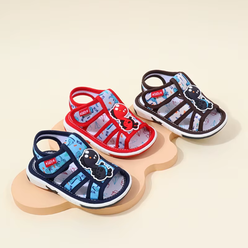 Baby Sound Shoes Toddler Prewalking Summer Sandal High Quality Cute Animal for B - Picture 4 of 9