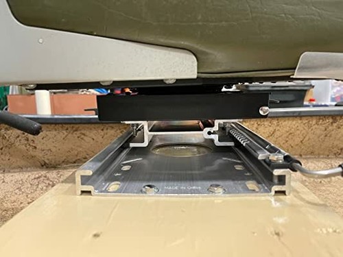 Soporte universal de montaje en asiento de barco rieles deslizantes placa pasador poste base 13" x 7-1/4 - Imagen 6 de 7