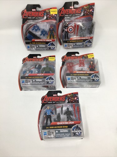 Marvel Avengers Age Of Ultron 14 Lot Mini Action Figures Hasbro Scarlet Witch - Picture 6 of 7