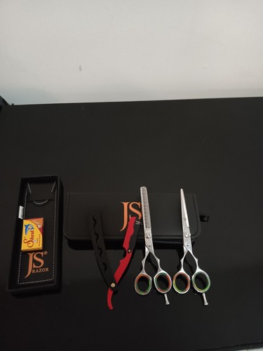 Professional Hairdressing Scissors Hair Salon Barber Cutting Shears Razor Kit 6" - Picture 4 of 6