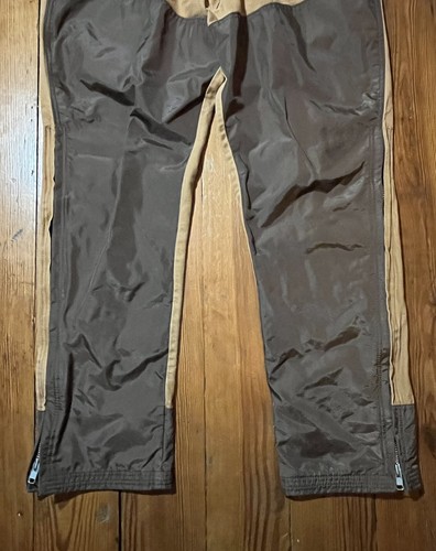 Dan's Hunting Gear Upland Briar Proof Pants Zip Sides Canvas Nylon Brown 40x34 - Picture 4 of 12