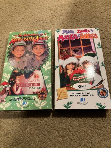 Mary-Kate & Ashley Olsen You're Invited Christmas Party Case Caper NEW VHS Lot