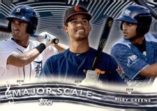 2021 Topps Major Scale #MS-10 Riley Greene RC - Detroit Tigers