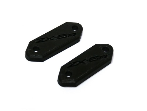 2 X PLACAS DE BORRADO DE ESPEJO BORRADO ENCHUFES BLANQUEADORES para Kawasaki ZX6R ZX 636 13-16 - Imagen 4 de 9