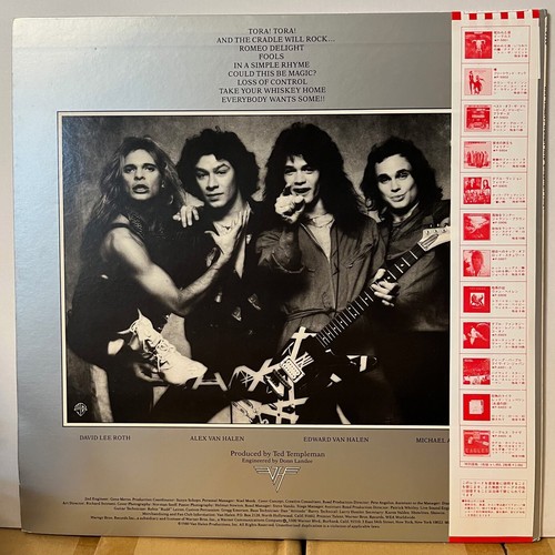 Van Halen Women And Children First Japan Vinyl LP Obi P5908 - Picture 2 of 4