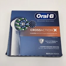 Oral-B Replacement Brush Heads Cross Action X (10 pack) crossaction