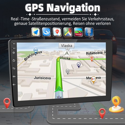 DAB+ Autoradio Für Toyota Auris 2006-2012 32GB Android 13 GPS NAVI WIFI Kamera - Bild 8 von 22