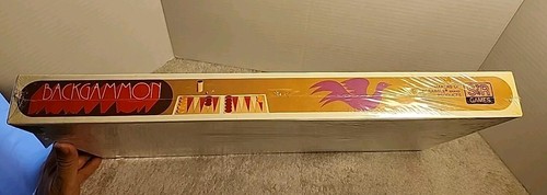 Vintage 1975 Backgammon Game By Selchow & Righter-Wooden Pieces Sealed - Picture 2 of 8