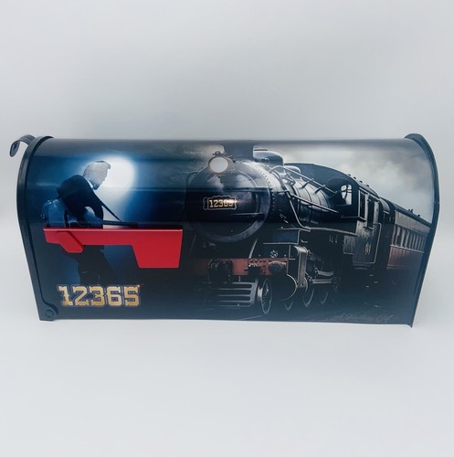 Locomotora de vapor buzones personalizados, regalo para él, regalo para ella, - Imagen 2 de 19