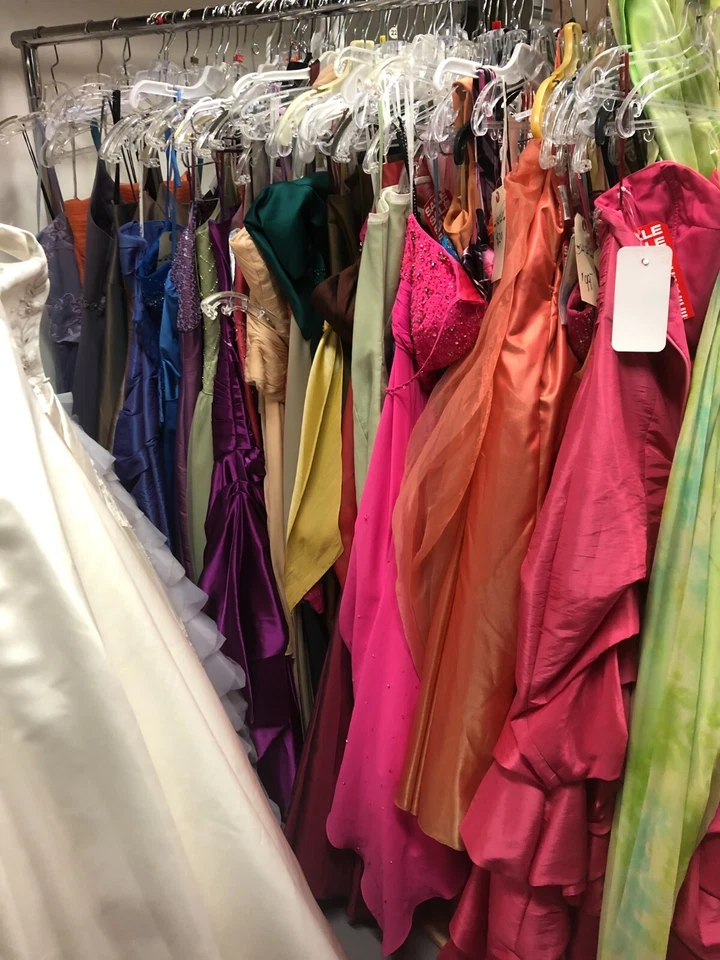 Mix Lot of 10 Prom & Formal Gowns, Retail $5000+ Sizes 4-16+, Alyce Nina Splash - Imagem 3 de 4