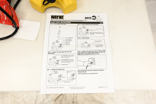 Wayne WaterBUG™ - 22,5 GPM (3/4") Tauchpumpe mit Multi-Flo Technolo - Bild 6 von 11